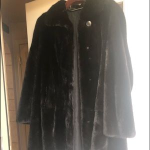 Black Mink Coat